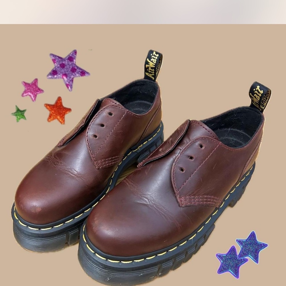 Dr. Martens Audrick Platform Leather Shoes
